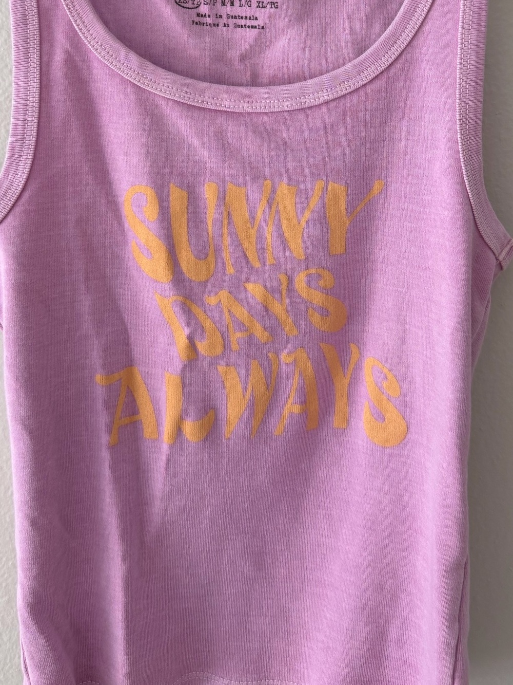 Billabong Purple Tank Sunny Days Always - Picture 3 of 6